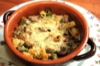 [Image: Maccheroni al Ferro al Pomodoro Fresco eBasilico con Zucchine, Melanzane Fritte e Ricotta di Pecora Sarda]